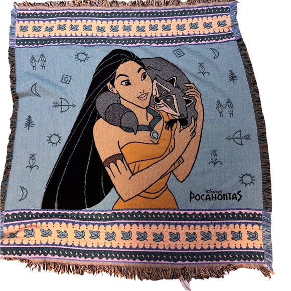 Vintage Disney Pocahontas Blanket 